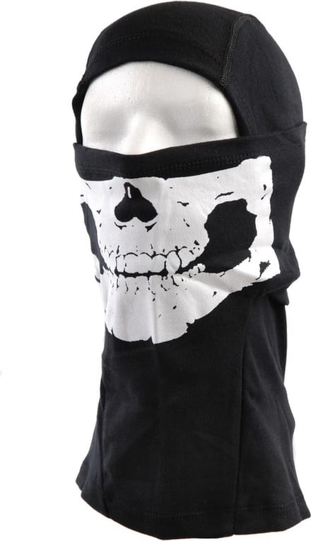 Fostex Bivakmuts Ninja Skull katoen zwart