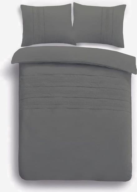 Papillon Madrid Dekbedovertrek - Eenpersoons - 140x200/220 cm - Grijs