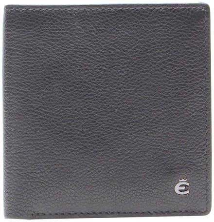 Esquire Leren portemonnee Houston 74 Wallet Black zwart
