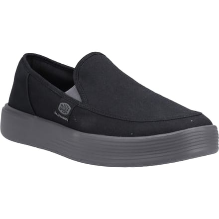 HEYDUDE Sunapee Canvas 100% Katoenen Heren Zwarte/Houtskool Instappers