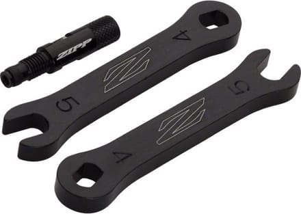Zipp Tangente Ventielverlengers - Zwart - 27 mm