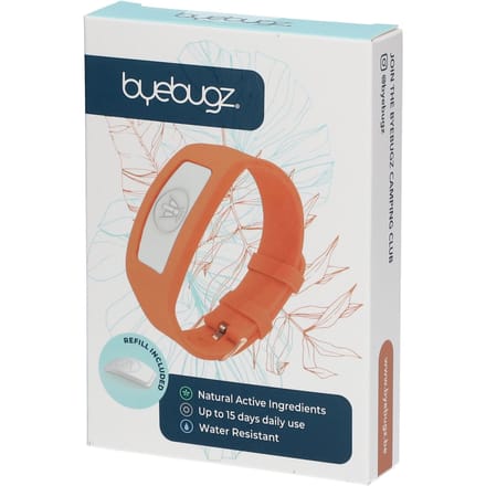 ByeBugz Anti-Insect Bangles Sunrise Orange 1 Armband
