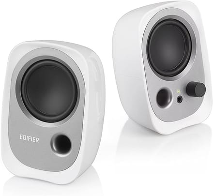 USB Bureau Speakers met Bass Reflex en Volumeregeling - Ideaal voor Computer en Laptops