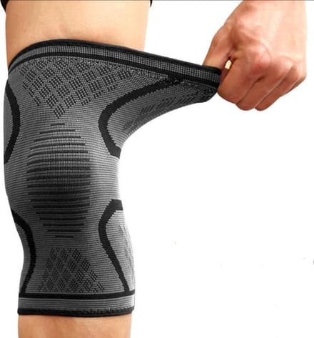 Finnacle - Elastisch Bandage - Band - Strap - Sleeve - Kousen - Warmers - Maat: S - 1 stuk - Grijs