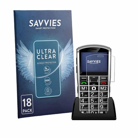 Savvies - Screenprotector voor Artfone A400 Pro 4G - Folie Beschermfolie transparant 18 Stuks