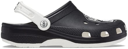 Crocs Classic Brooklyn Nets Clog White Black Maat 39/40 M7/W9