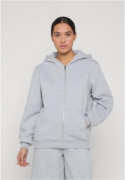 Urban Classics - Fluffy Vest met capuchon - XXL - Grijs