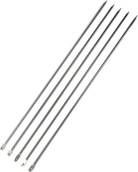 Metalen Vierkante Barbecue Spiezen (BBQ) (10 stuks)