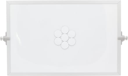 Sam Creative Whiteboard Magneten - Magnetisch Symbool - Cirkel - 2 cm - Wit - 25 stuks - Whiteboard