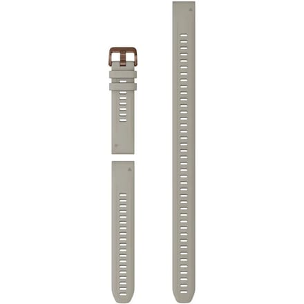 Garmin Quickfit 20 Mm Siliconen Bandje Zilver