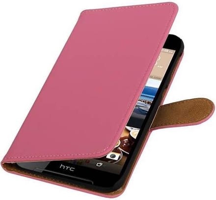 Bookstyle Wallet Case Hoesjes Geschikt voor HTC Desire 830 Roze