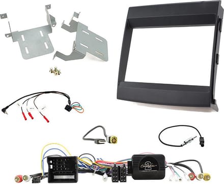 2-DIN Kit Porsche Cayenne zonder Soundsystem 2011-2016 Zwart