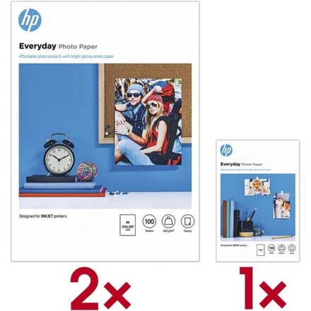 HP fotopapier Everyday, glanzend, A4, 100 vellen