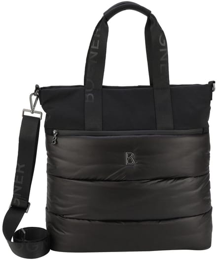 Bogner Schoudertas met laptopvak Monarch Mian Tote Black Zwart
