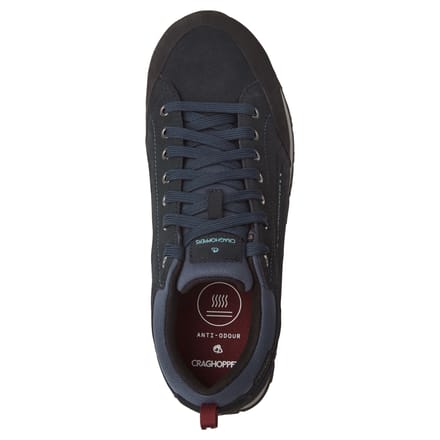 Craghoppers Heren Onega 2 Leren Sneakers (Staalblauw)