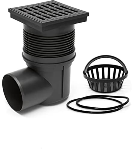 Vloerafvoer met Terugslagklep DN 110 - 150 mm voor Balkon en Terras