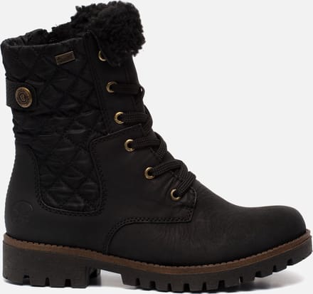 Rieker Veterboots zwart - Maat 38