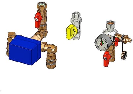 Remeha Aansluitset combiboiler, voor Calenta S - serieschakeling, 100014330