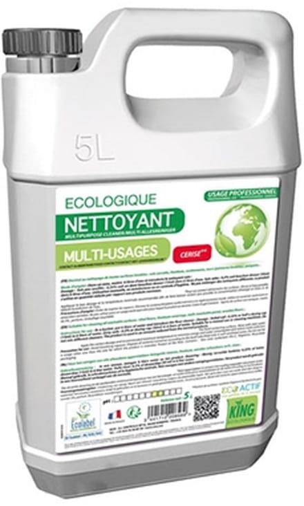 Ecolabel Multifunctionele Kersenreiniger 5L GECONCENTREERD EN PROFESSIONEEL