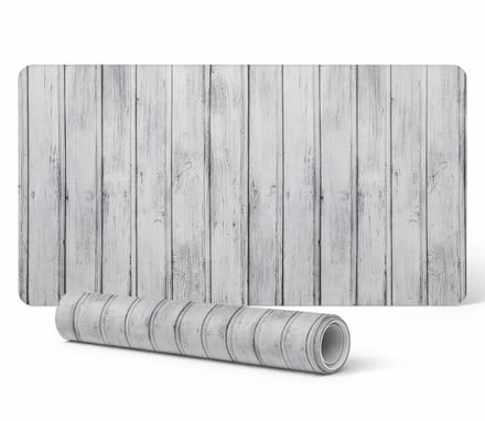 Antislip bureauonderlegger met afbeelding van vintage houten planken 120x60 cm