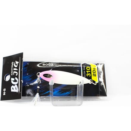NS Black Hole Metal Jig Boca 20 grammes 310 Rose Luminescent (7056) black