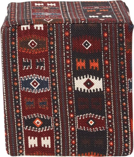 Homescapes Ontwerper Hocker Ottomaanse Kelim