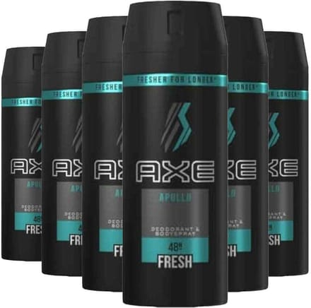 6x Axe Deospray - Apollo 150 ml