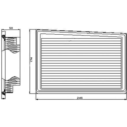Luchtfilter FEBI BILSTEIN 101665
