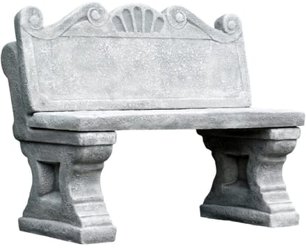 Tuinbank van steen – 120 cm – klassieke tuindecoratie