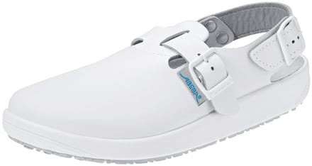 Abeba Werk schoenen Rubber werksandalen – leer, Src, Sanitsclog