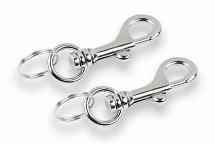 Jumada's - Musketonhaak - Karabijnhaak - Sleutelhanger - Sleutelring - 55 mm - 1 stuk