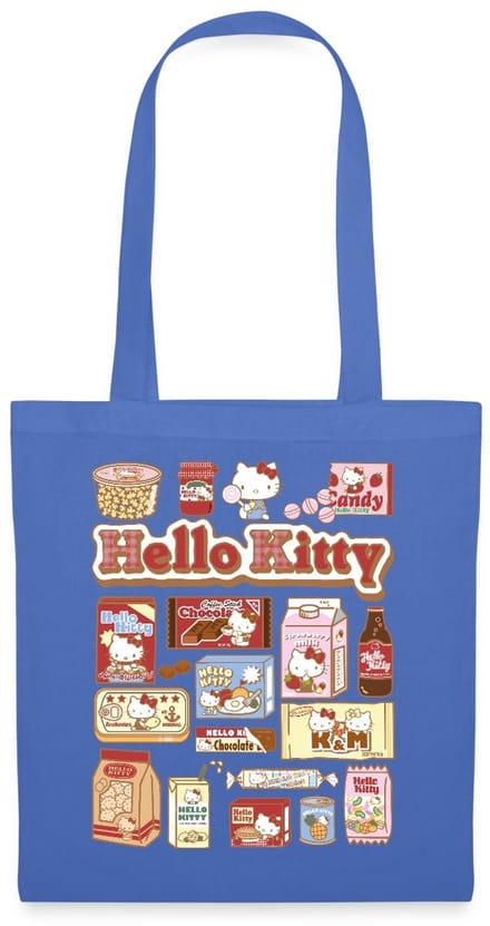 Hello Kitty Snack Collage Tas Van Stof Schoudertas