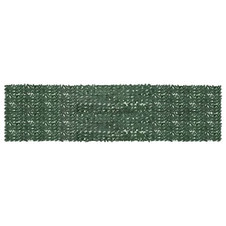 vidaXL - Balkonscherm - met - donkergroene - bladeren - 600x150 - cm