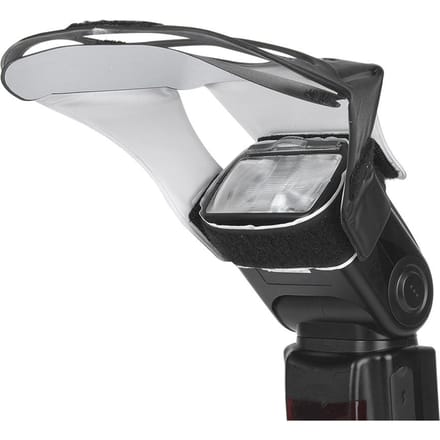 Universele SLR Camera Top Flitslicht Lamp Reflectorbord Set Zilver Wit Goud white