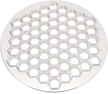 Dailygoods- Dumpling Maker 61 Gaten - Aluminium Dumpling Maker - Hoge Capaciteit - Duurzaam - Schokbestendig - Lichtgewicht - Knoedelmaker