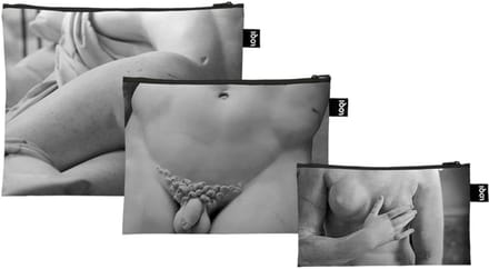 LOQI Zip Pockets - Marble Bodies gerecycled