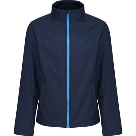 Regatta Heren Ablaze Printable Soft Shell Jas (Marine / Frans Blauw)