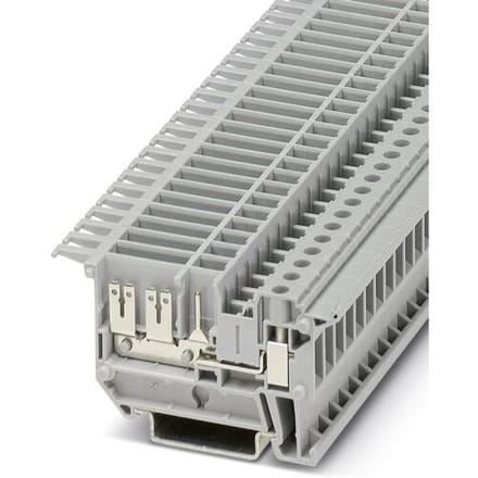 Phoenix Contact 3070435 Doorgangsserieklem 6.2 mm Schroeven Grijs 50 stuk(s) Piece