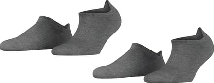 Esprit Active Basic 2-Pack duurzaam biologisch katoen multipack sneakersokken heren grijs - Maat 39-42