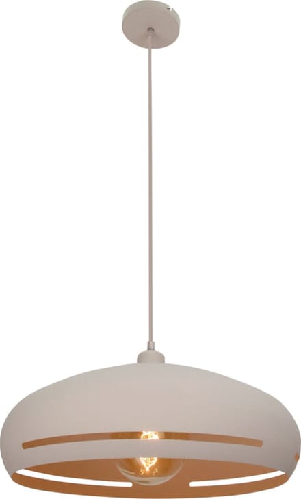 Chericoni Striscia Hanglamp - 1 lichts - Ø45 cm - Cream - IJzer Metaal