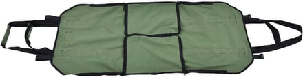 Brandhout Tas - Draagbare Opberger - Open Haard - Zware Kwaliteit - 47x31x40cm - Groen