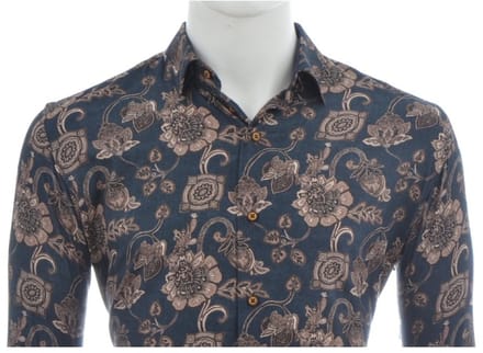 Eden Valley designshirt zwart blauw