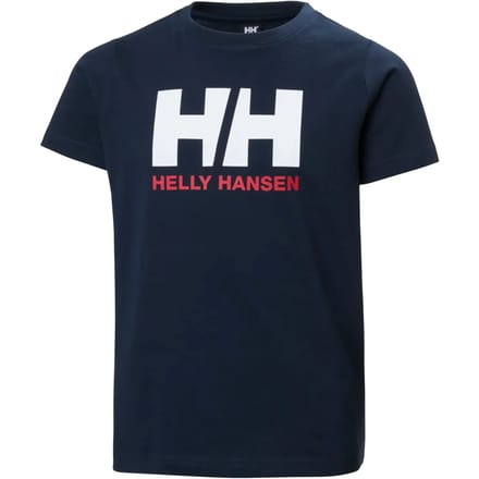 Helly Hansen Logo T-shirt Met Korte Mouwen Blauw 9 Years Jongen
