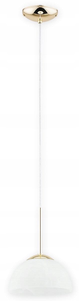 Freja Kleine Hanglamp Goud Wit Alabast - 1 lichtpunt