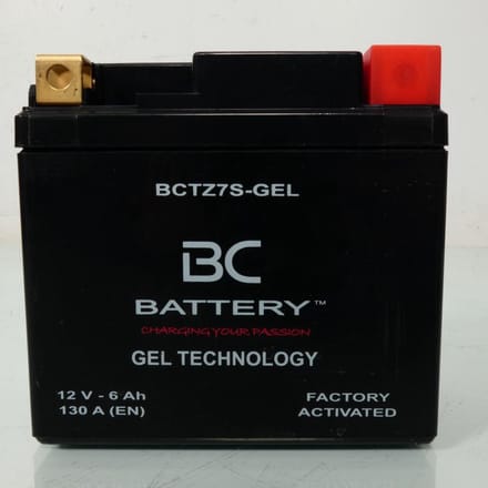 Batterie SLA BC Battery pour Scooter Sym 50 Red Devil 2003 à 2014 YTZ7S / 12V 6Ah Neuf