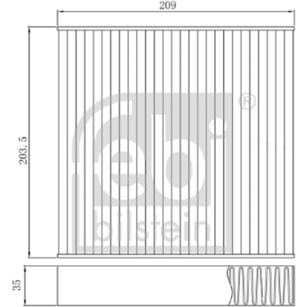 Cabinefilter FEBI BILSTEIN 174913