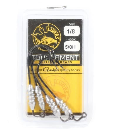 Tackle Tactics TT HWS verborgen gewichtssysteem 1/8 oz 5/0 H 4/verpakking (0174)