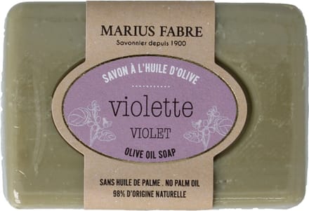 Marius Fabre Zeep viooltjes met olijfolie 100 Gram