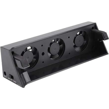 Refroidisseur d'échappement de chaleur, ventilateur de refroidissement Intelligent, contrôle de la température, pour PS4 Slim gray