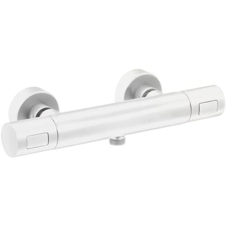 Herzbach DEEP WHITE thermostatic shower mixer exposed 23.131100.1.07